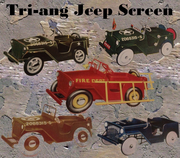 Tri-ang Jeep Screens